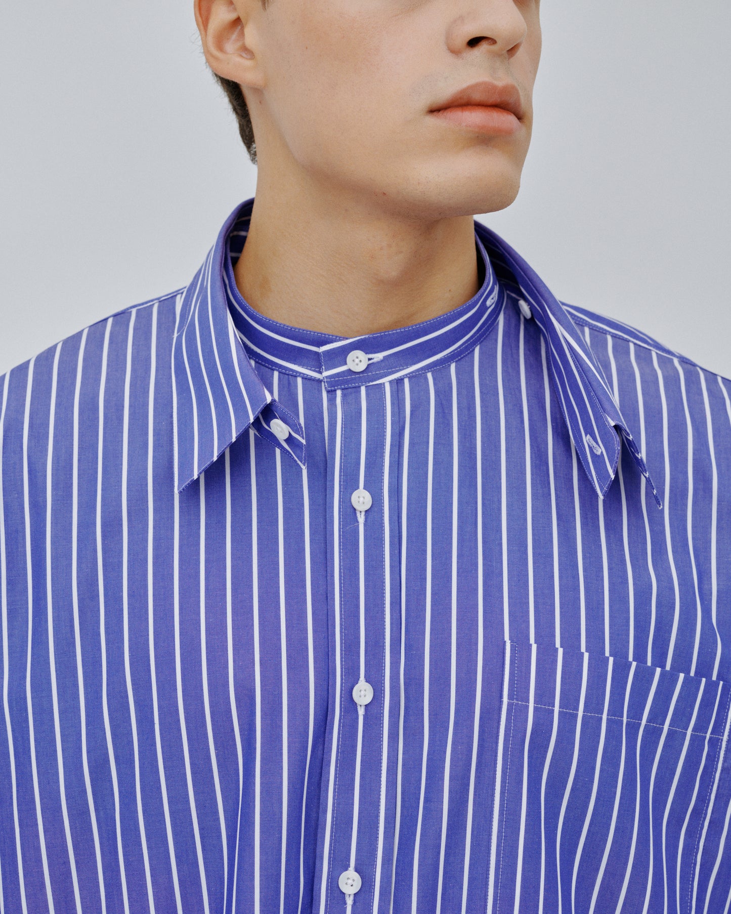 Removable Collar Shirt